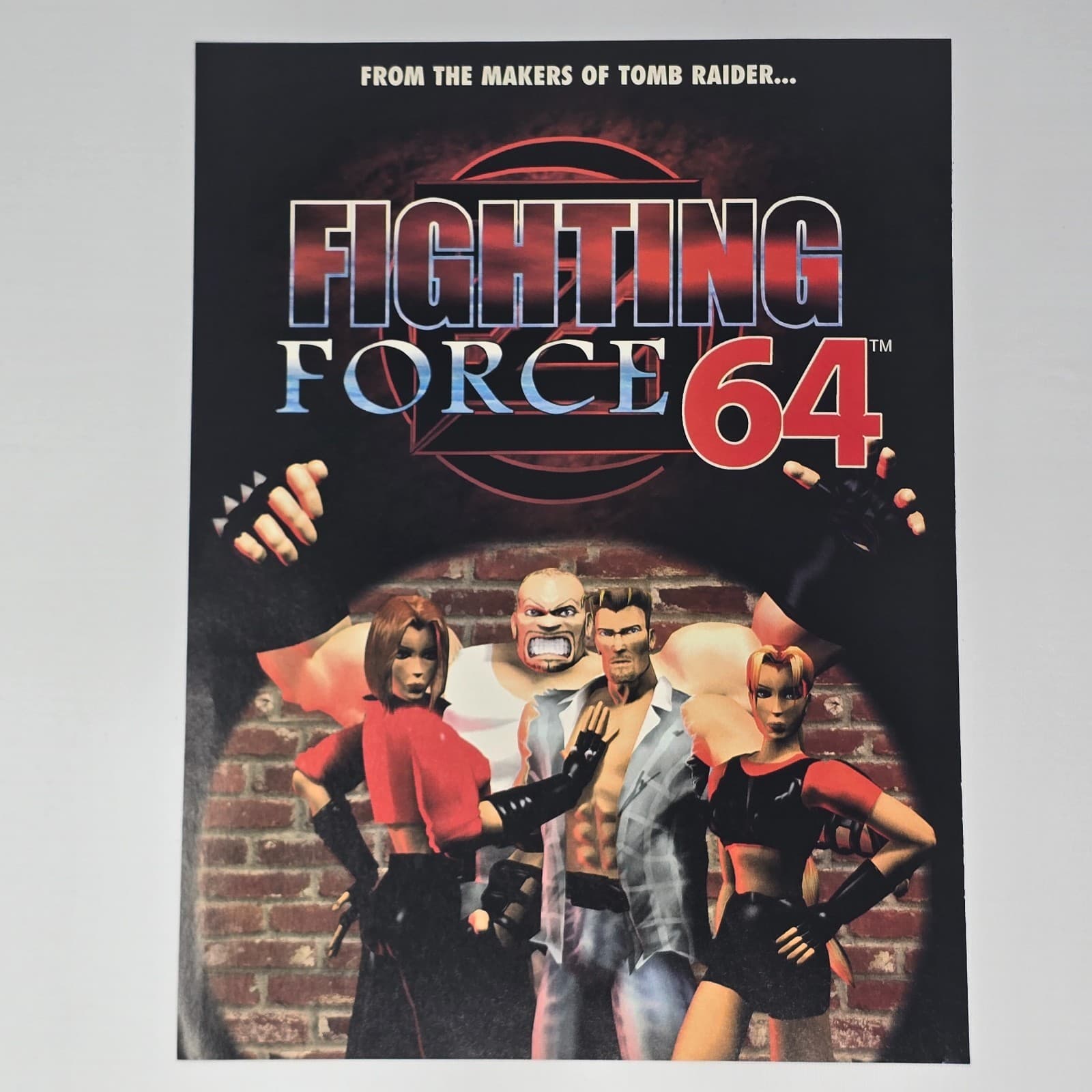 Fighting Force 64 Nintendo 64 N64 Makers Print Ad/Poster Promo Art