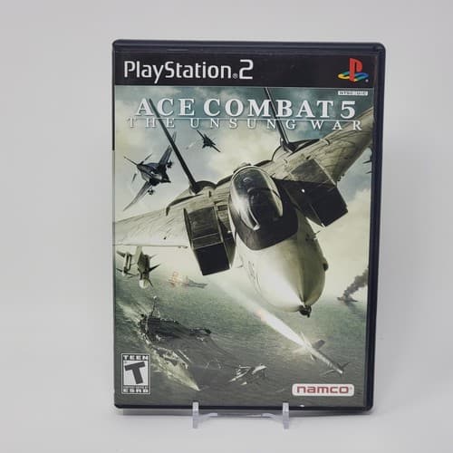 Ace Combat 5: The Unsung War (PlayStation 2 PS2) Case & Disc Only TESTED