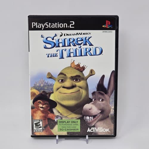 Shrek the Third (PlayStation 2 PS2) Case & Disc TESTED