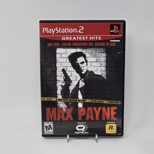 Max Payne (PlayStation 2 PS2) Greatest Hits CIB COMPLETE & TESTED