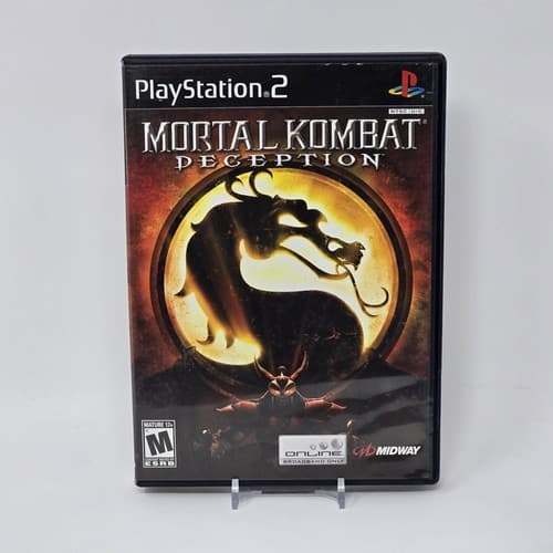 Mortal Kombat: Deception (PlayStation 2 PS2) Black Label CIB COMPLETE & TESTED