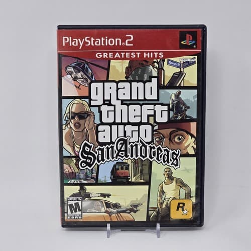 Grand Theft Auto GTA: San Andreas (PlayStation 2 PS2) Greatest Hits CIB With MAP
