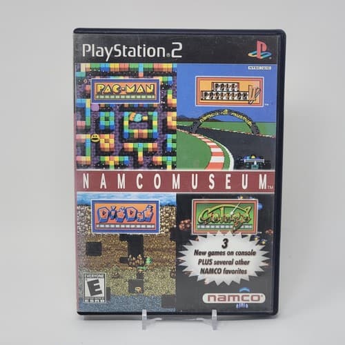 Namco Museum (PlayStation 2 PS2) Black Label CIB COMPLETE & TESTED