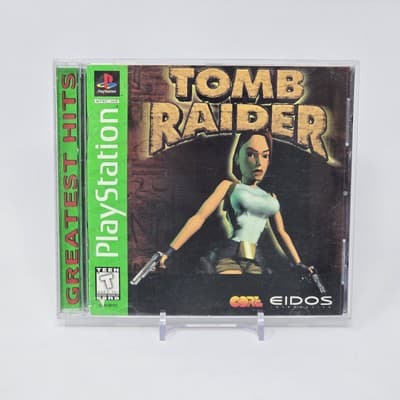 Tomb Raider (PlayStation 1 PS1) Greatest Hits CIB COMPLETE & TESTED