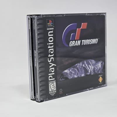 Gran Turismo (PlayStation 1 PS1) Black Label Case & Disc TESTED