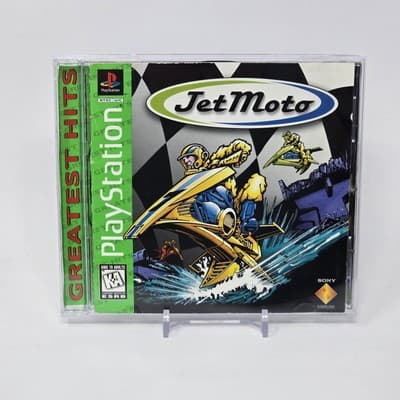 Jet Moto (PlayStation 1 PS1) Greatest Hits CIB COMPLETE & TESTED