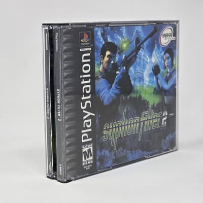 Syphon Filter 2 (PlayStation 1 PS1) Black Label CIB COMPLETE & TESTED