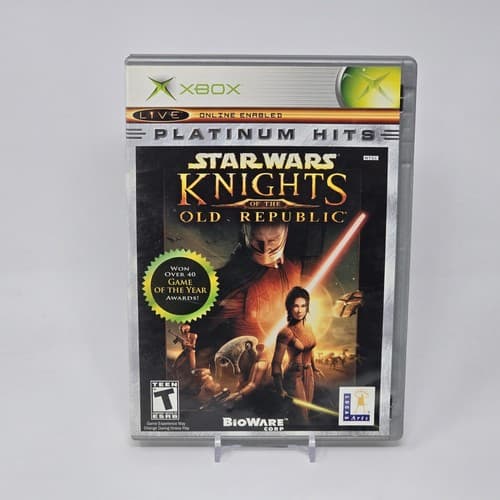 Star Wars Knights of the Old Republic (Original Xbox) Platinum Hits CIB & TESTED