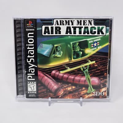 Army Men: Air Attack (PlayStation 1 PS1) Black Label CIB COMPLETE & TESTED