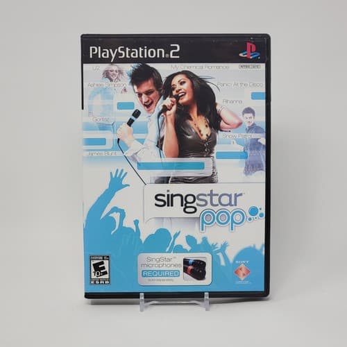 SingStar: Pop (PlayStation 2 PS2) CIB COMPLETE & TESTED