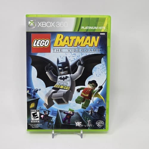 LEGO Batman The Videogame (Xbox 360) Platinum Hits CIB COMPLETE & TESTED