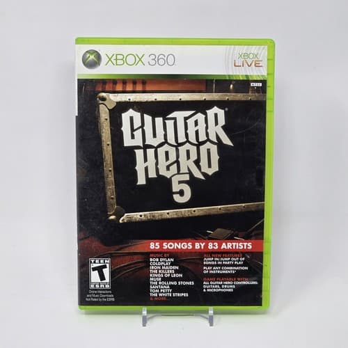 Guitar Hero 5 (Xbox 360) CIB COMPLETE & TESTED