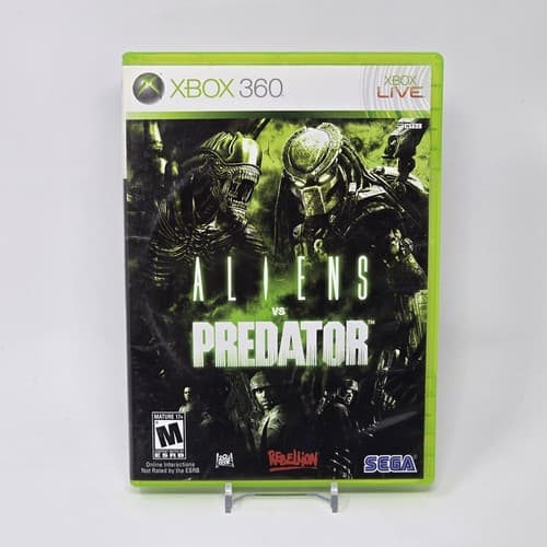 Alien vs Predator AVP (Xbox 360) CIB COMPLETE & TESTED