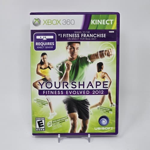 Your Shape: Fitness Evolved 2012 (Xbox 360) CIB COMPLETE & TESTED