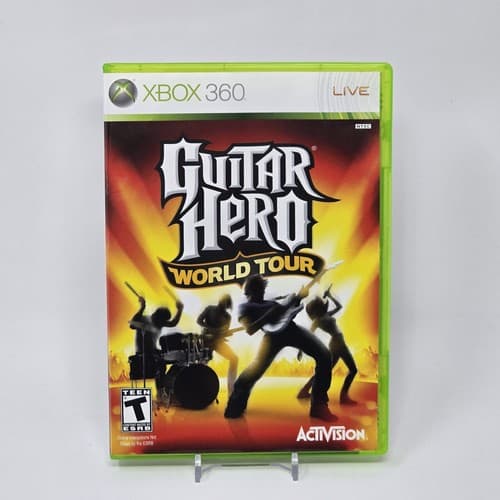 Guitar Hero: World Tour (Xbox 360) CIB COMPLETE & TESTED