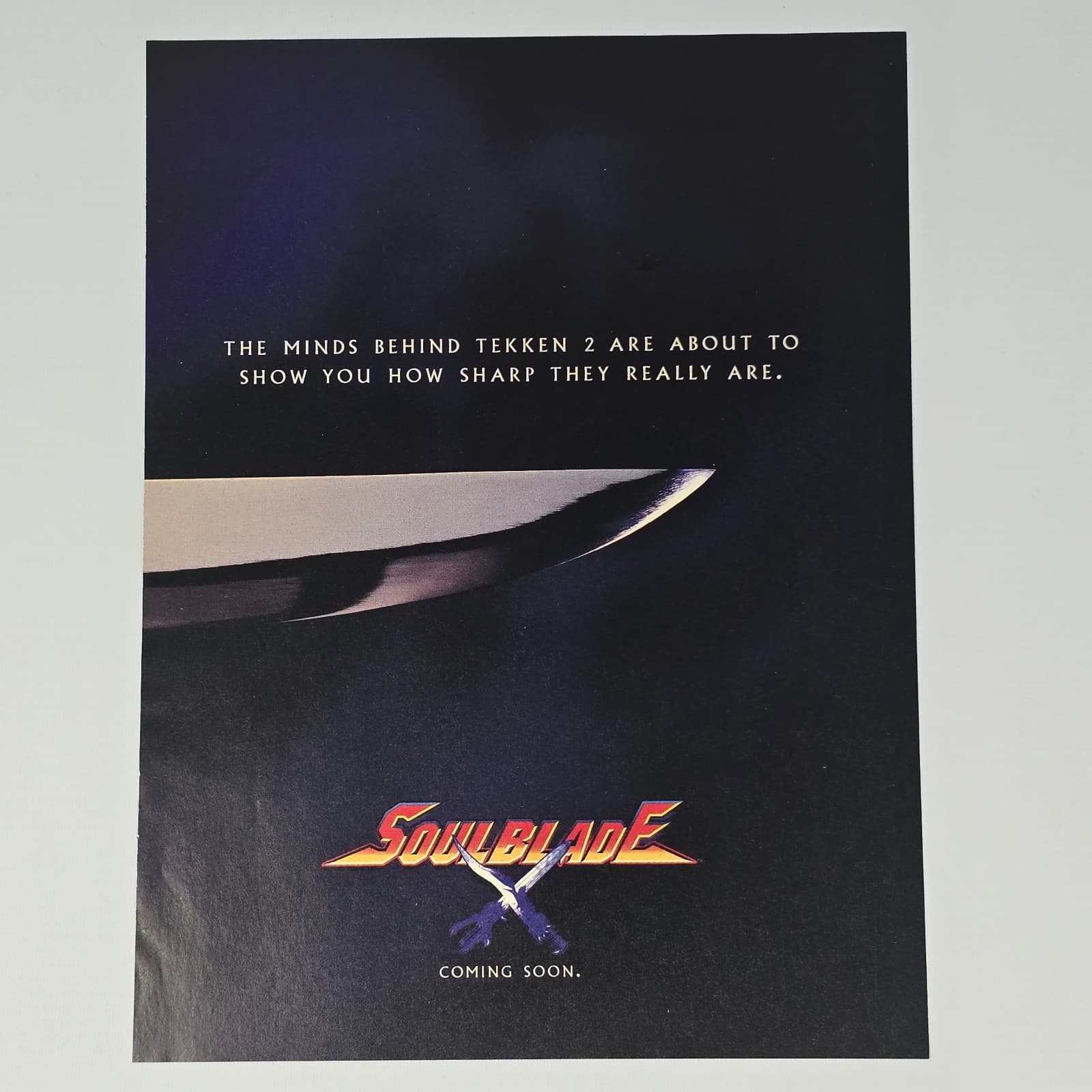 SoulBlade Soul Blade PlayStation 1 PS1 Sharp Print Ad/Poster Promo Art