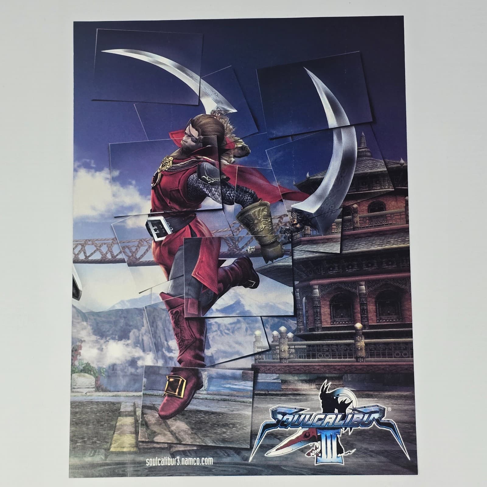 Soul Calibur III 3 PlayStation 2 PS2 Warrior Print Ad/Poster Promo Art