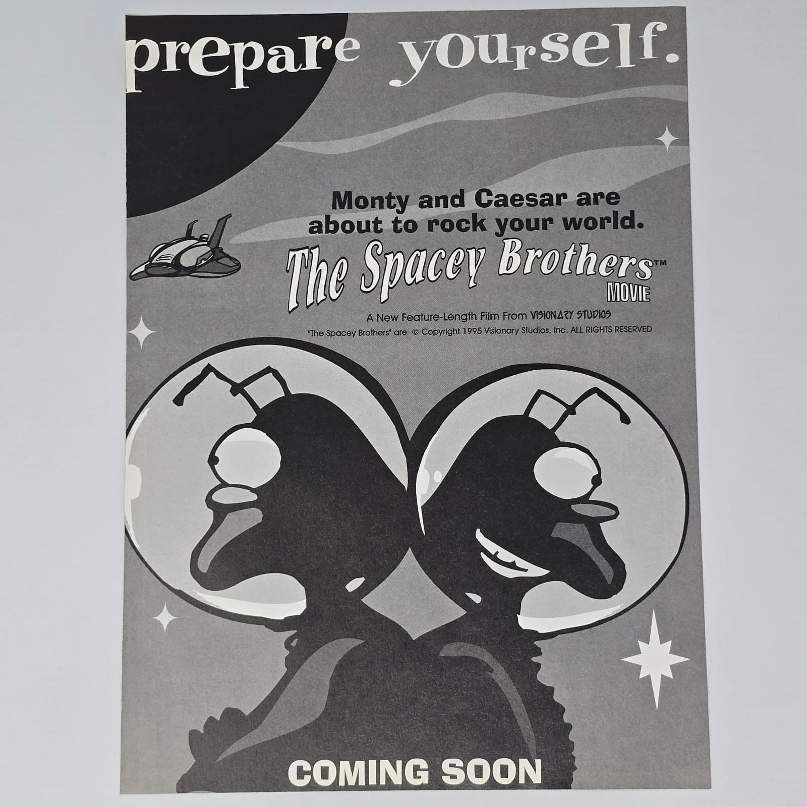 The Spacey Brothers Movie Prepare Yourself Print Ad/Poster Promo Art