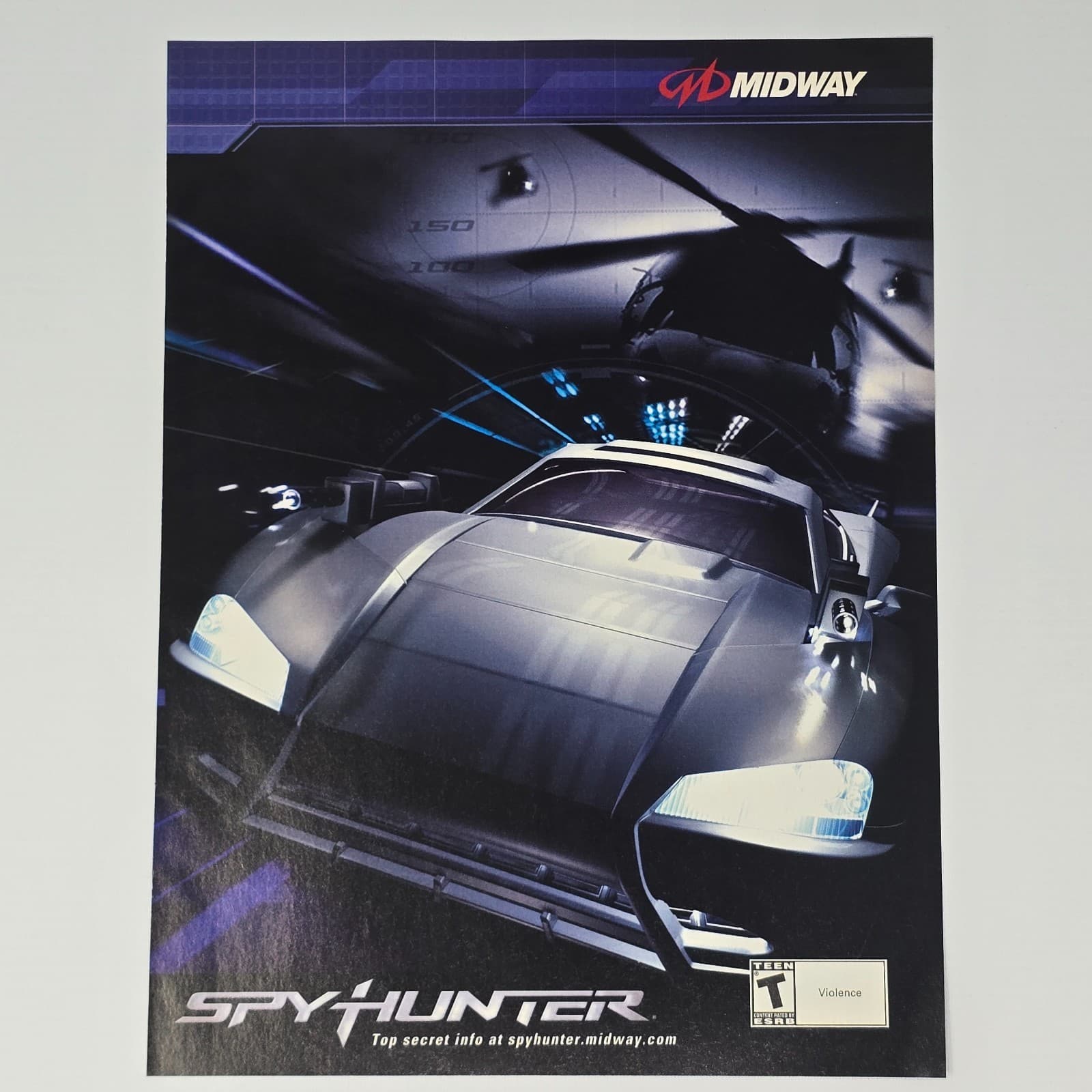 SpyHunter PS2 Xbox GameCube Chase Print Ad/Poster Promo Art