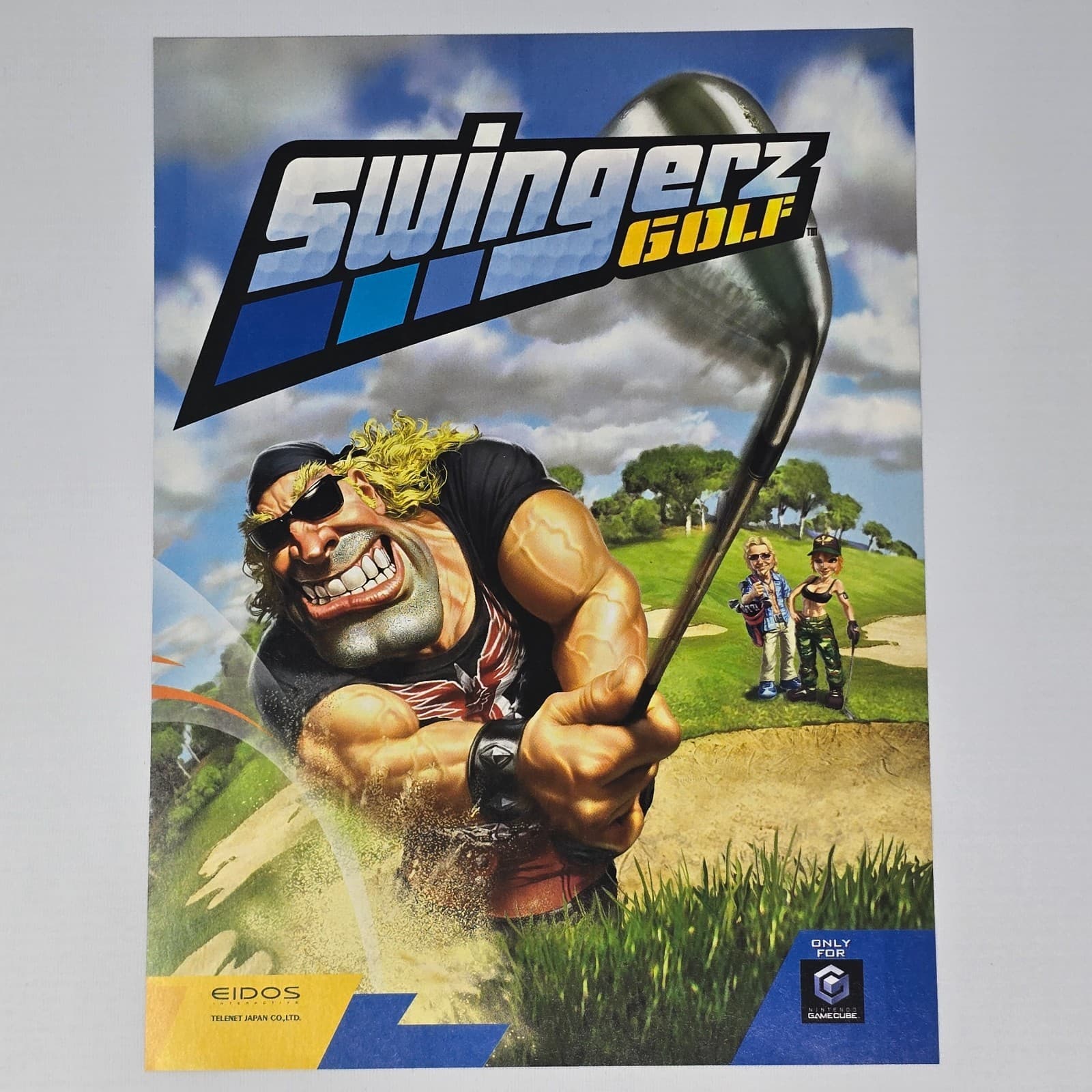 Swingerz Golf Nintendo GameCube Sand Trap Print Ad/Poster Promo Art