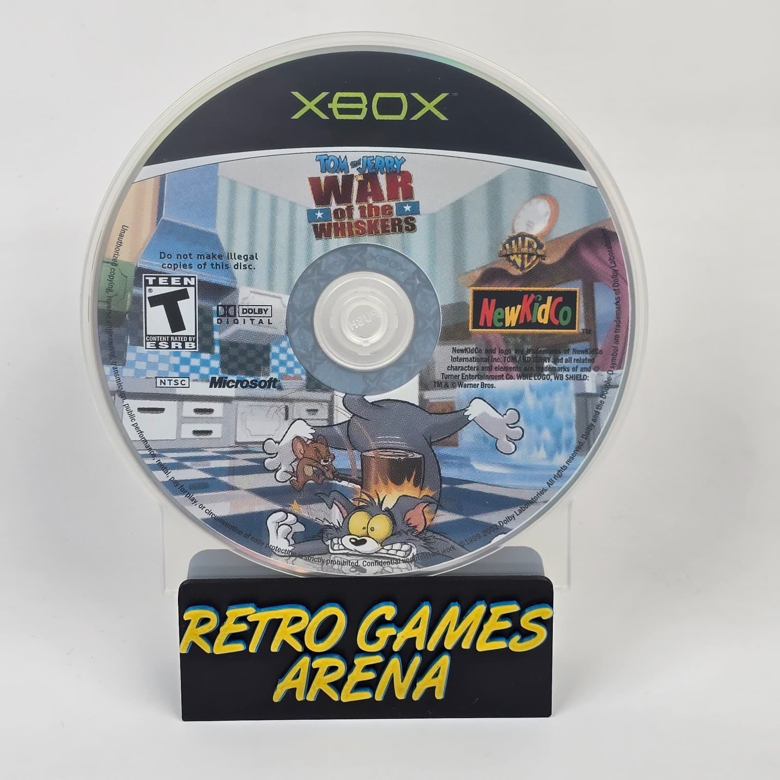 Tom and Jerry in War of the Whiskers (Original Xbox) Disc