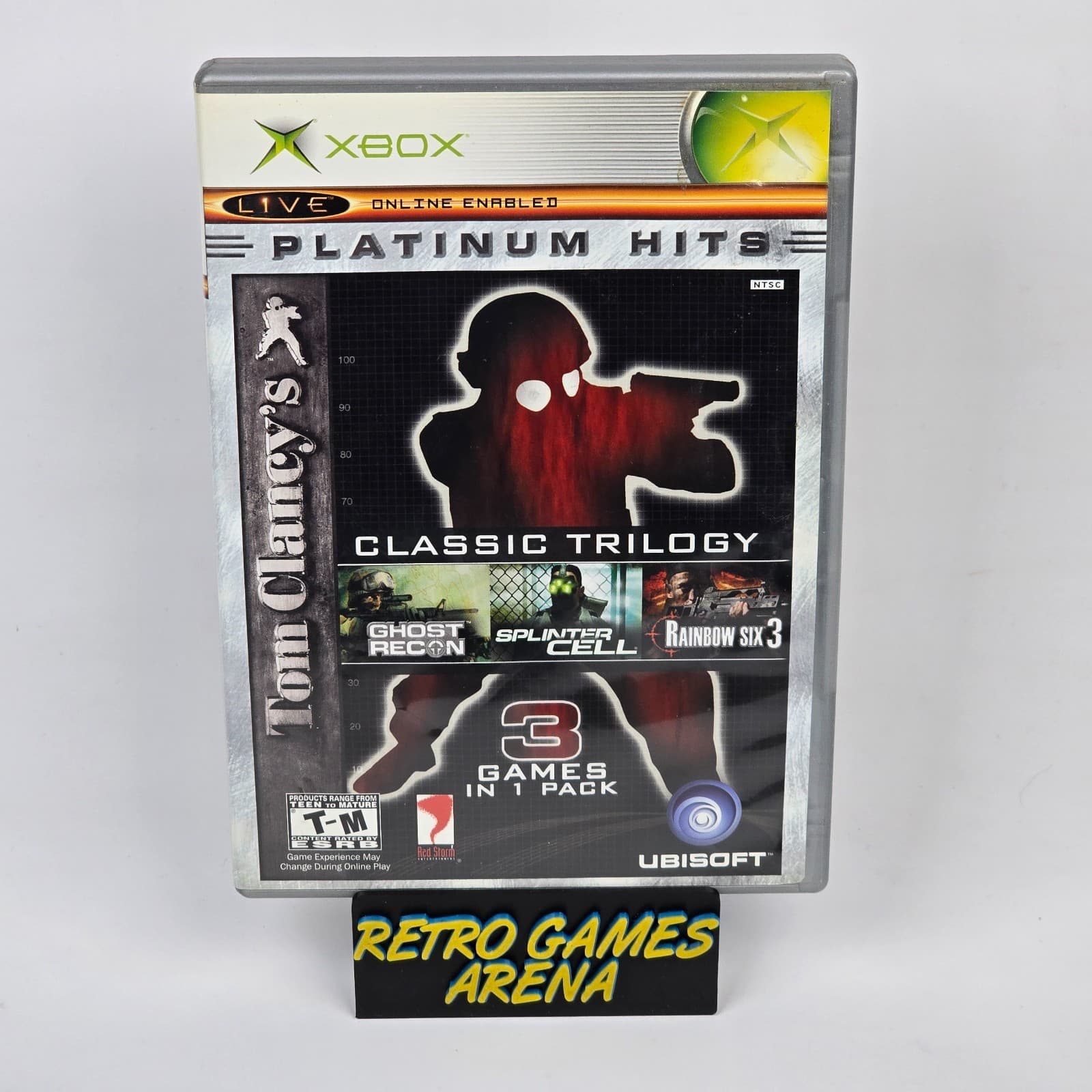 Tom Clancy's Classic Trilogy (Original Xbox) Platinum Hits CIB COMPLETE