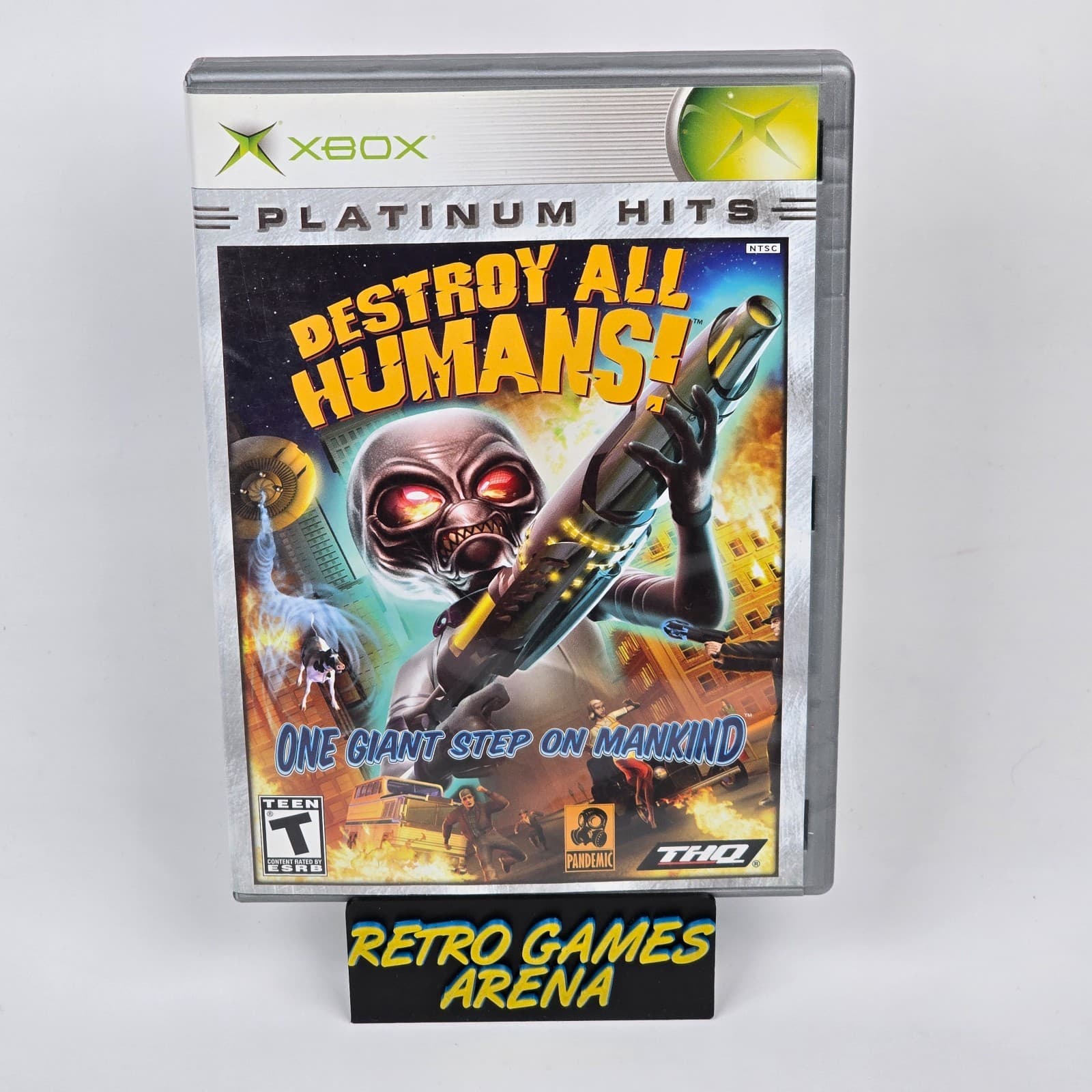 Destroy All Humans! (Original Xbox) Platinum Hits CIB COMPLETE
