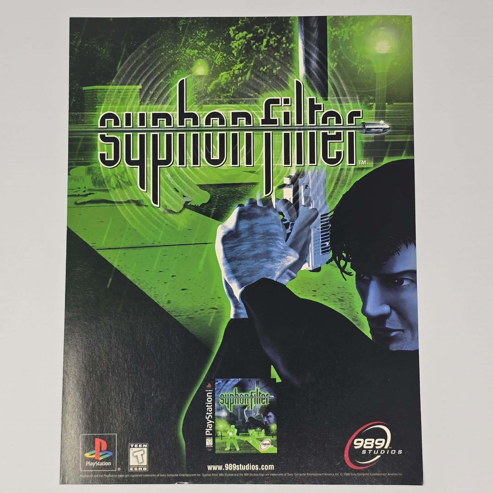 Syphon Filter PlayStation 1 PS1 Ready Print Ad/Poster Promo Art