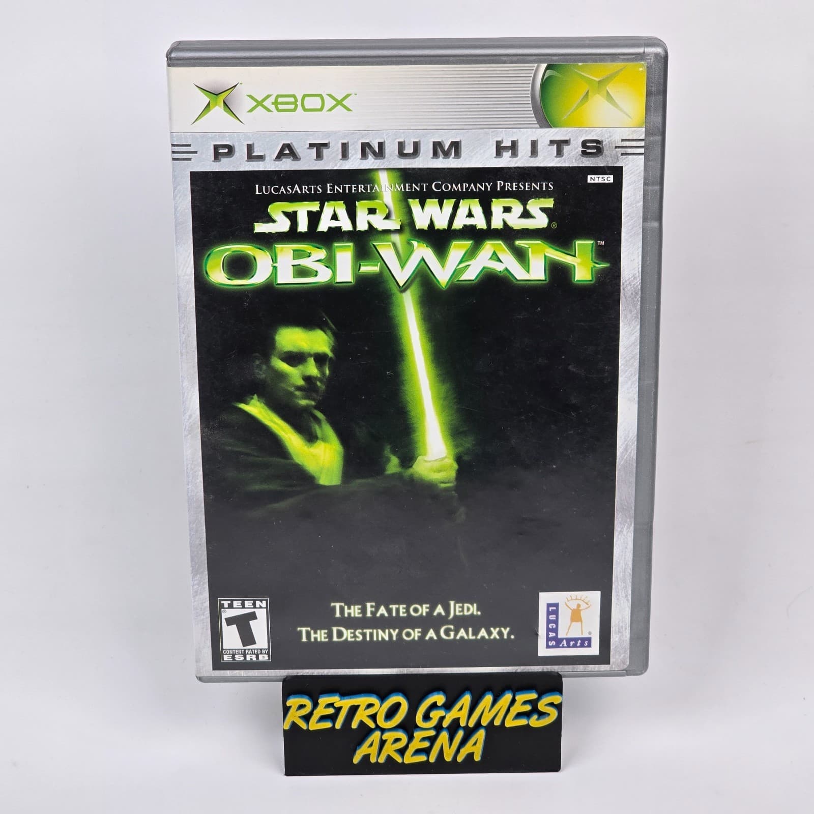 Star Wars: Obi-Wan (Original Xbox) Platinum Hits CIB COMPLETE