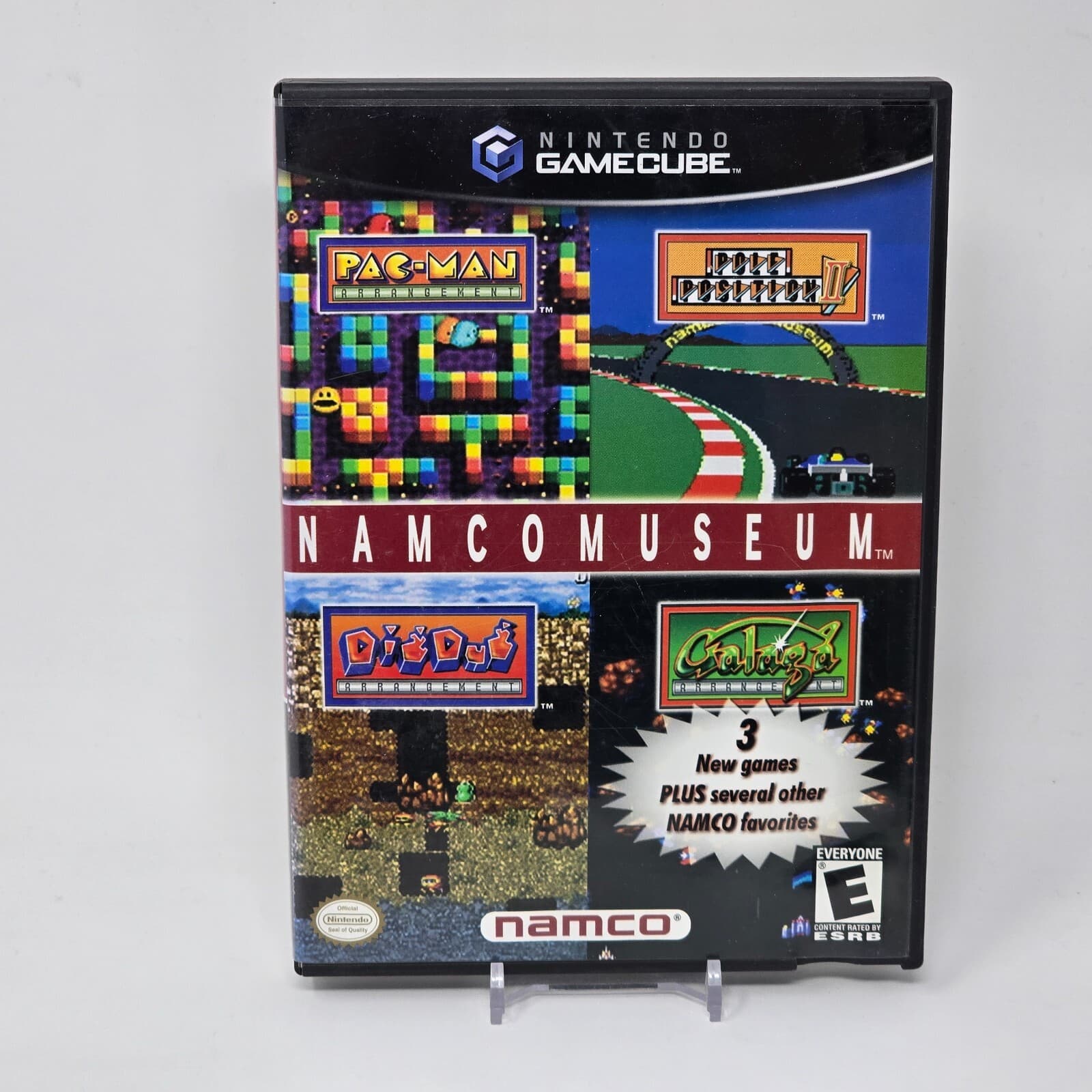 Namco Museum (Nintendo GameCube) Black Label CIB COMPLETE & TESTED