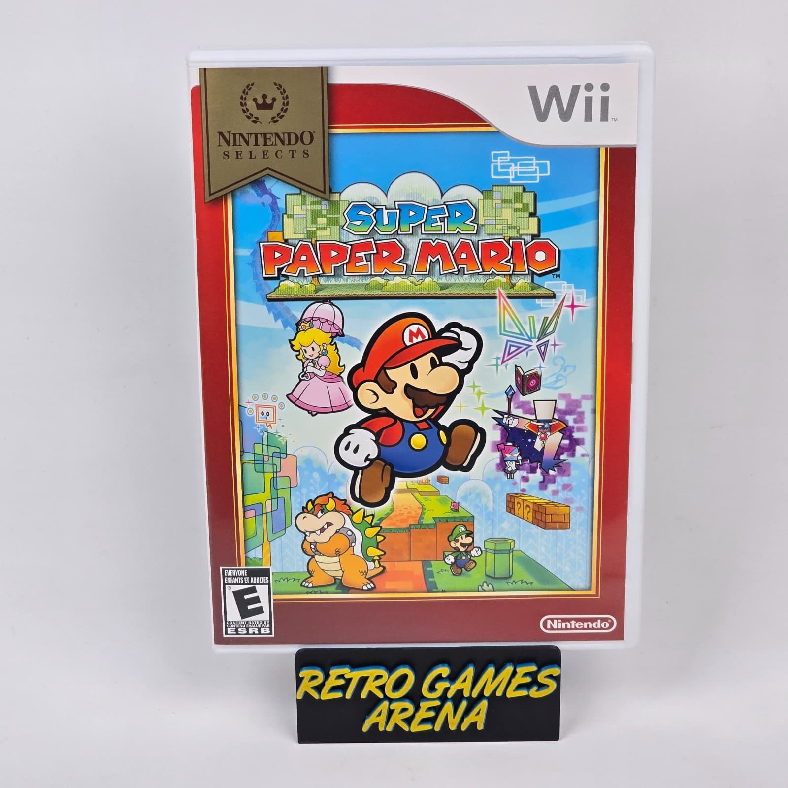 Super Paper Mario (Nintendo Wii) Selects CIB COMPLETE
