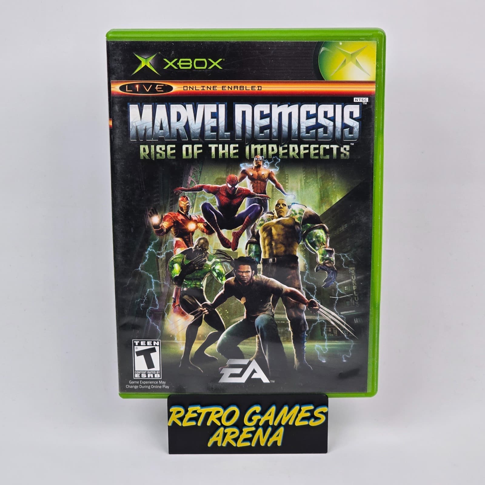 Marvel Nemesis: Rise of the Imperfects (Original Xbox) CIB COMPLETE & TESTED