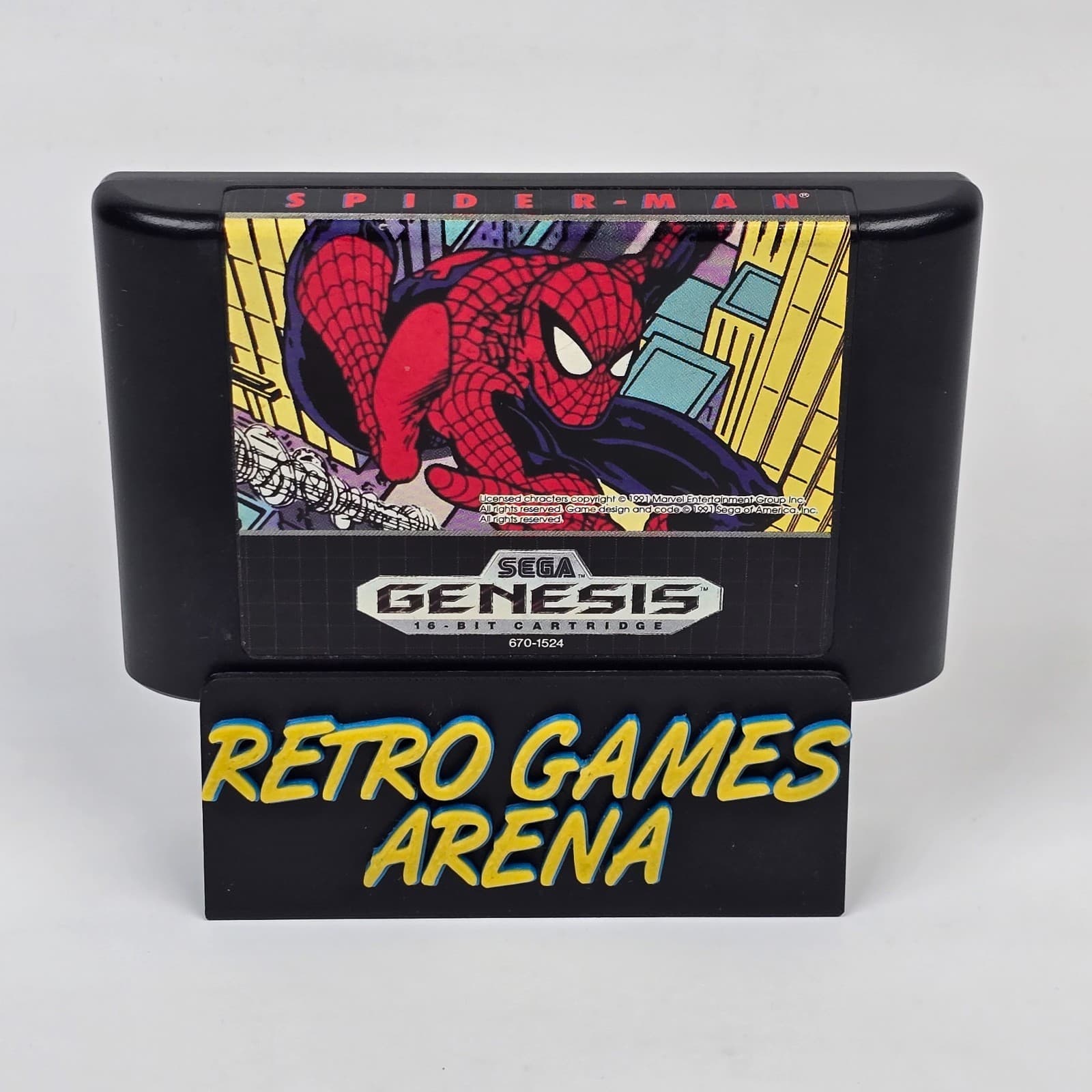 Spider-Man 1992 (Sega Genesis) Cartridge