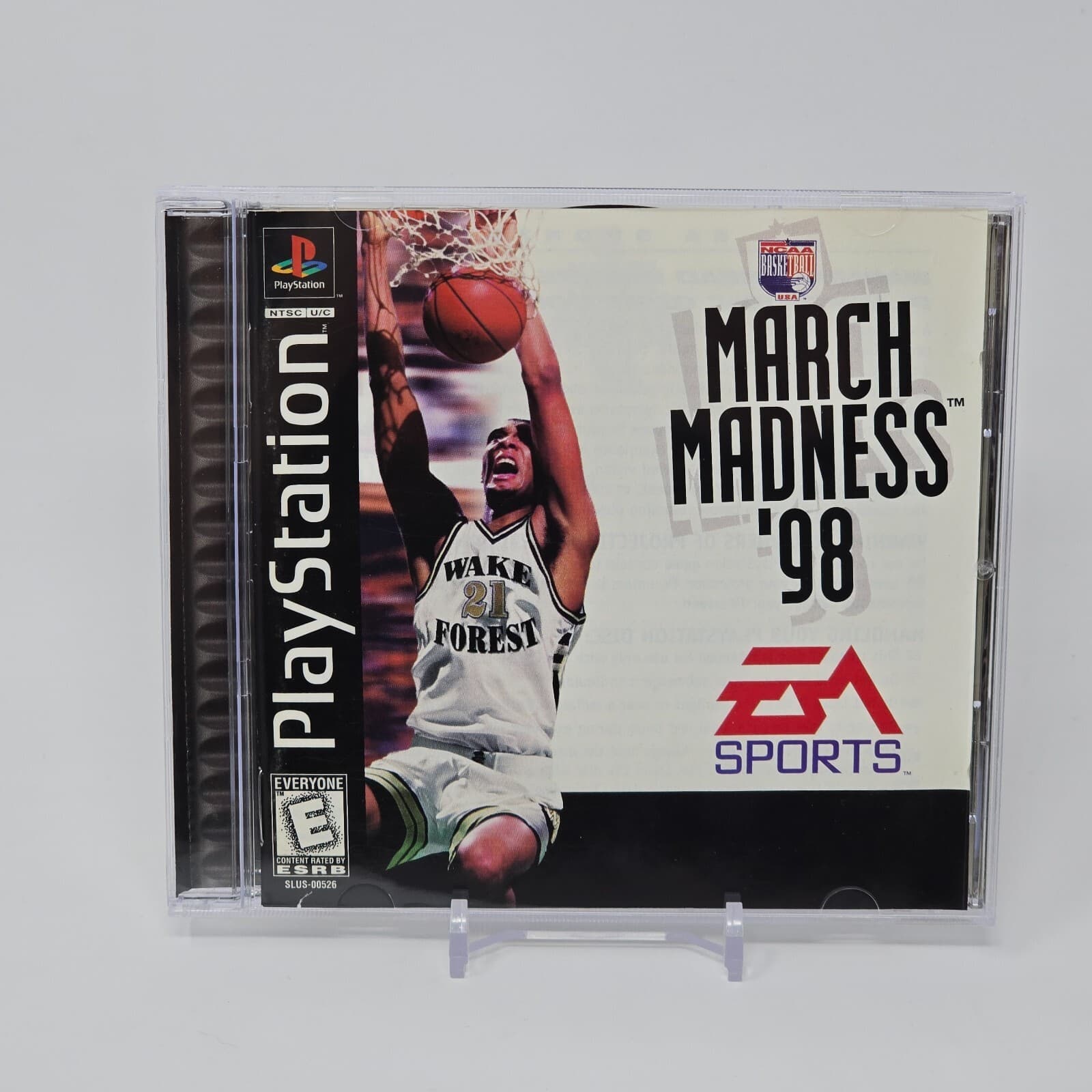 March Madness 98 NCAA Basketball (PlayStation 1 PS1) CIB COMPLETE & TESTED