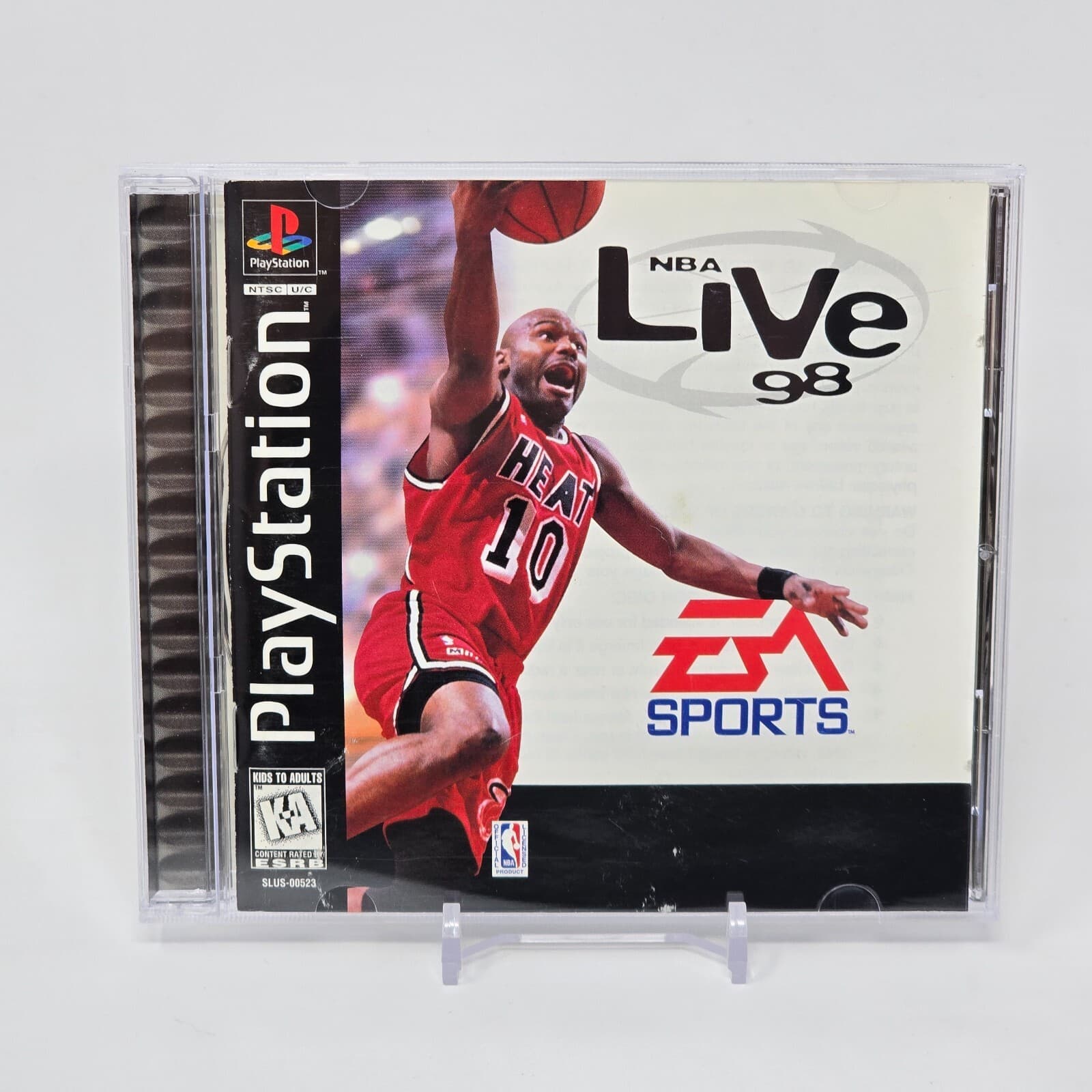 NBA Live 98 (PlayStation 1 PS1) CIB COMPLETE & TESTED