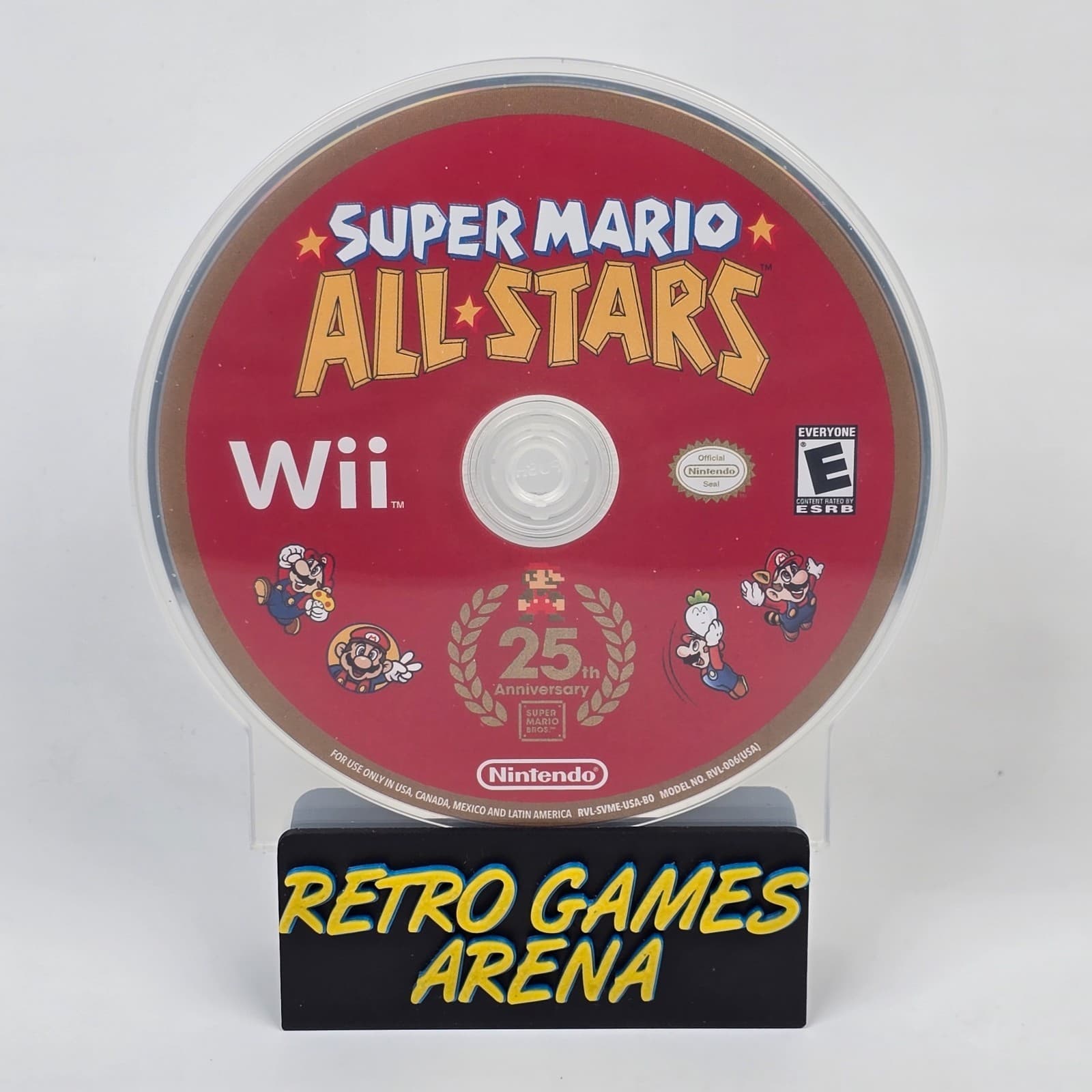 Super Mario All-Stars (Nintendo Wii) Disc