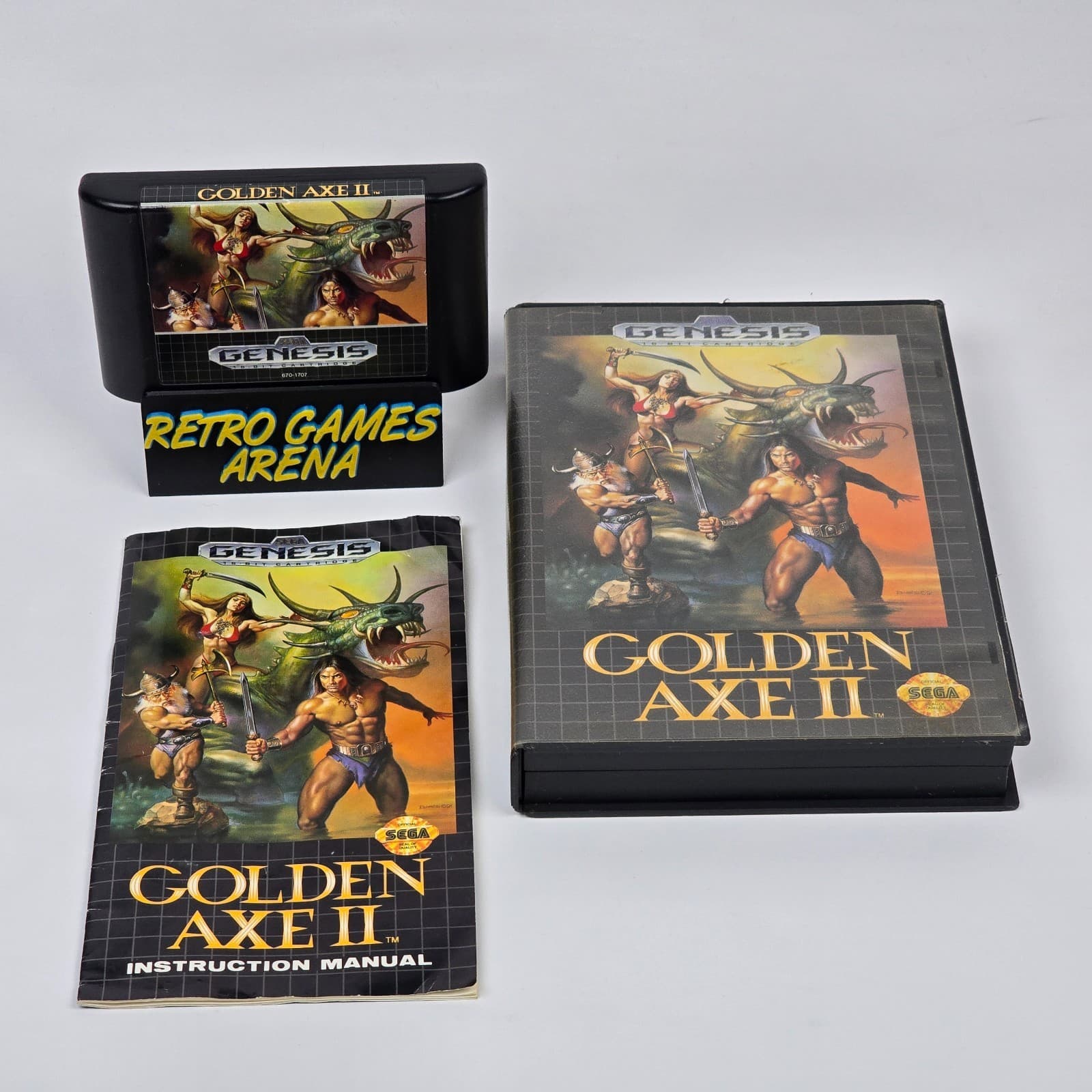 Golden Axe II 2 (Sega Genesis) CIB COMPLETE