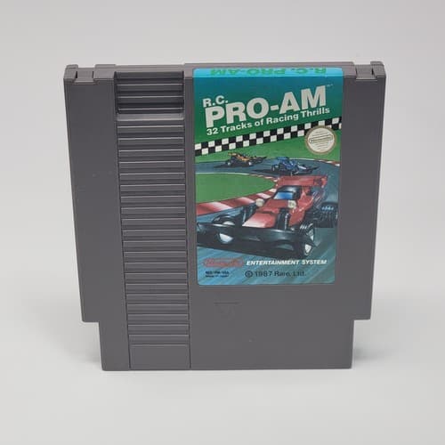 R.C. Pro-Am (Nintendo NES) Cartridge CLEANED & TESTED
