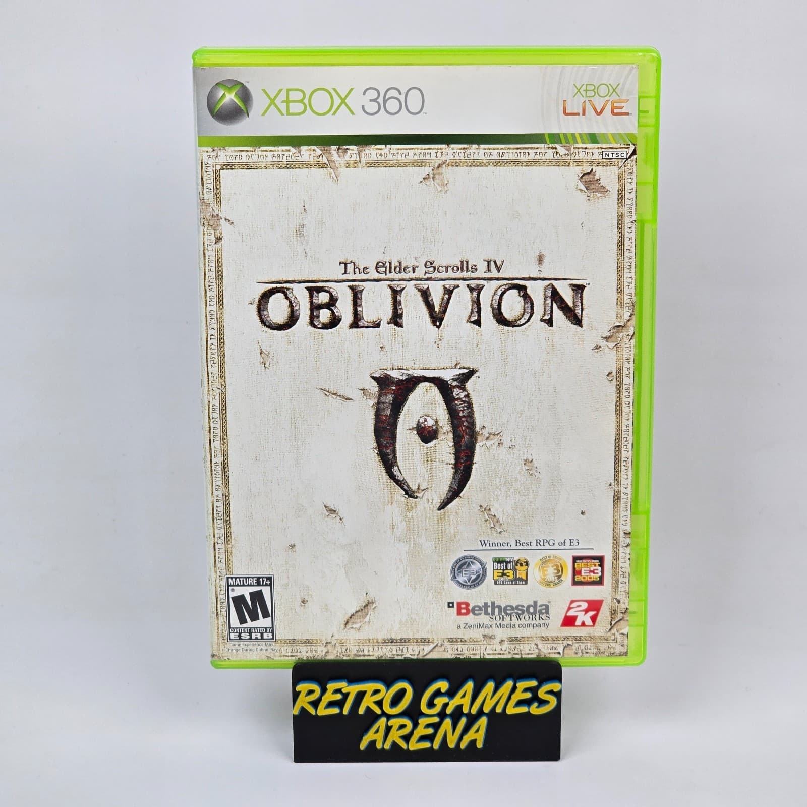 The Elder Scrolls IV 4: Oblivion (Xbox 360) Case & Disc