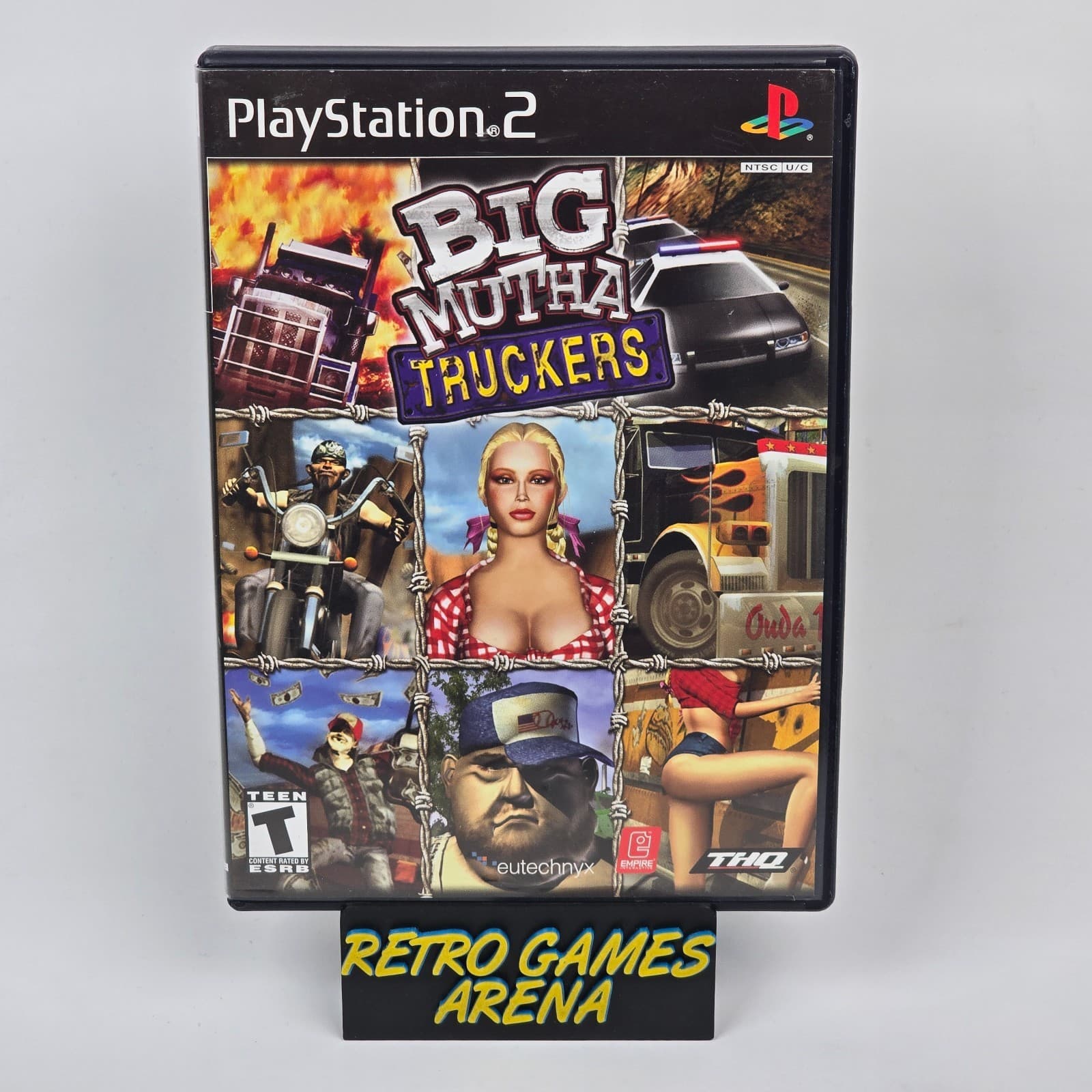 Big Mutha Truckers (PlayStation 2 PS2) Case & Disc