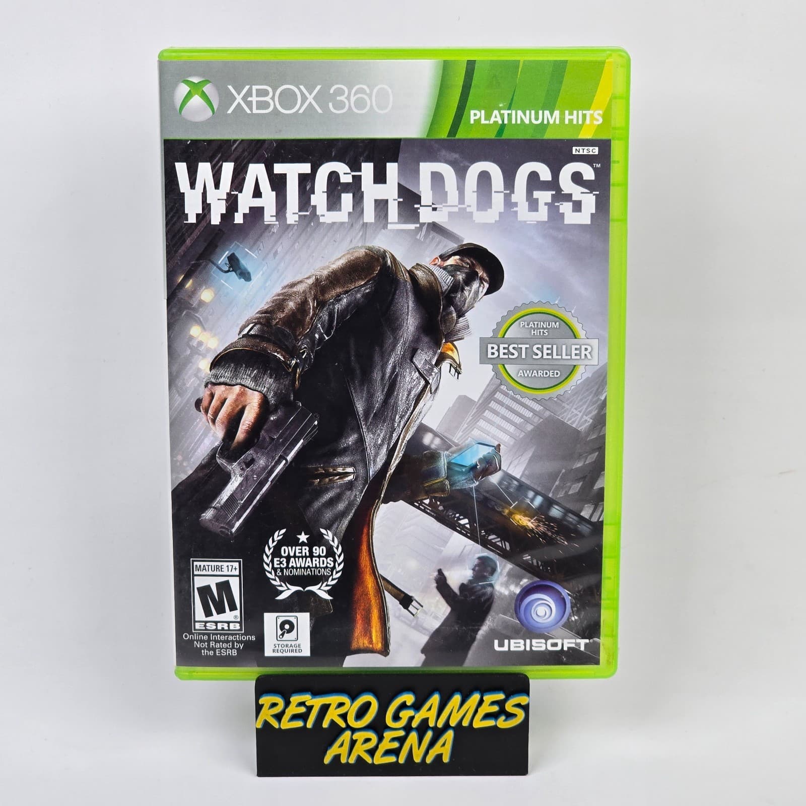 Watch Dogs (Xbox 360) Platinum Hits Case & Disc