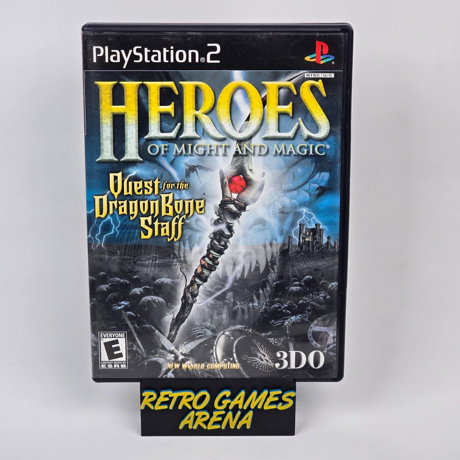Heroes of Might and Magic: Dragon Bone Staff (PlayStation 2 PS2) CIB COMPLETE