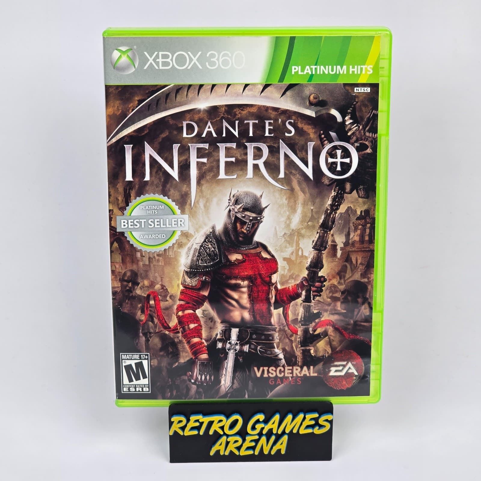 Dante's Inferno (Xbox 360) Platinum Hits Case & Disc