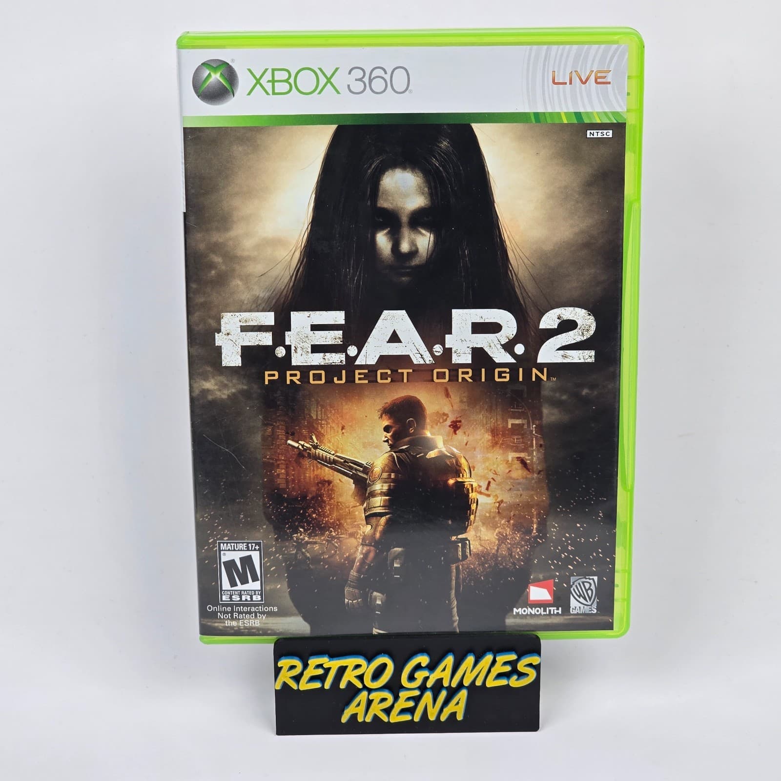 F.E.A.R. 2: Project Origin - FEAR (Xbox 360) CIB COMPLETE