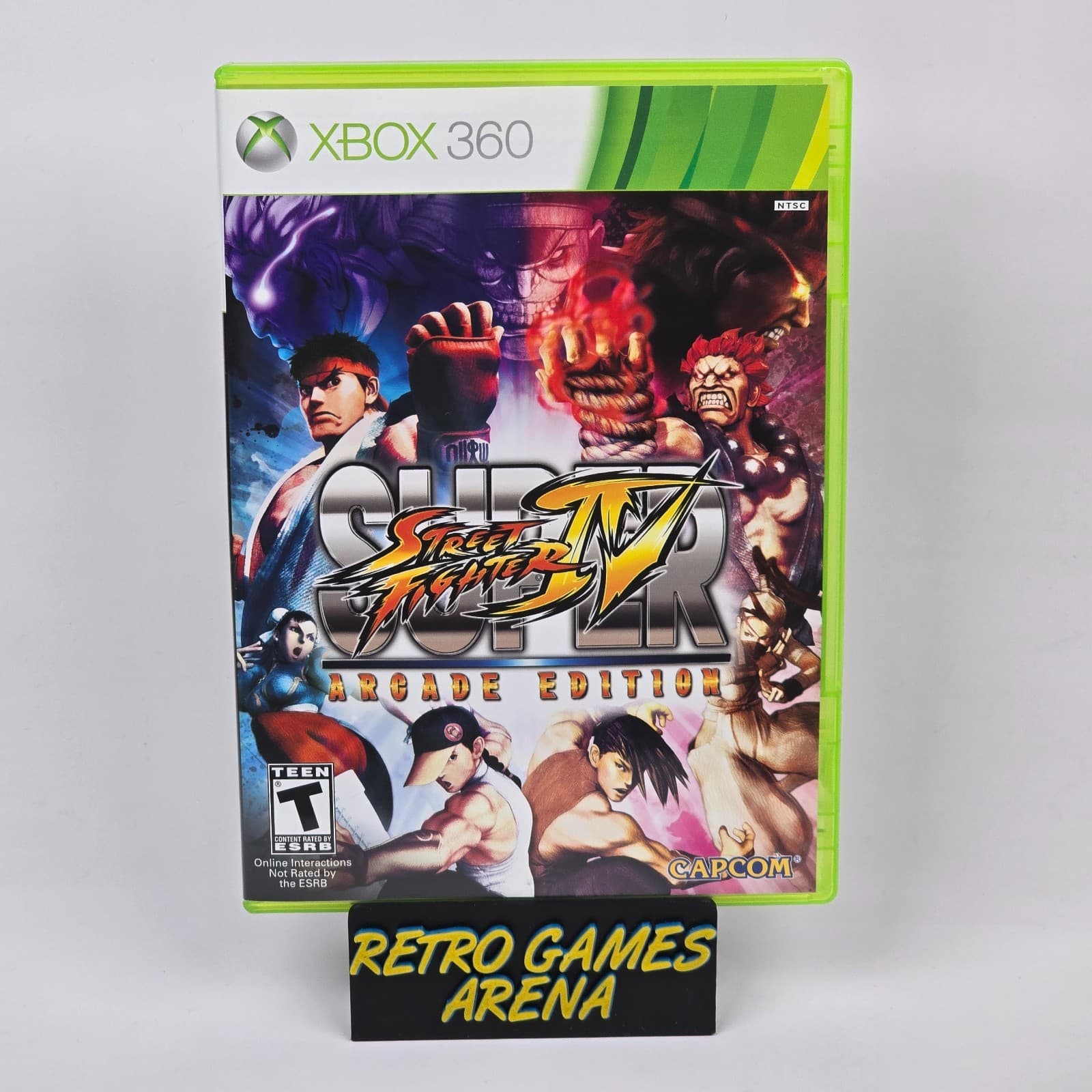 Super Street Fighter IV 4: Arcade Edition (Xbox 360) CIB COMPLETE
