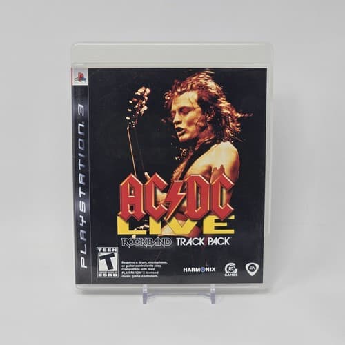 AC/DC Live Rock Band Track Pack (PlayStation 3 PS3) CIB COMPLETE & TESTED