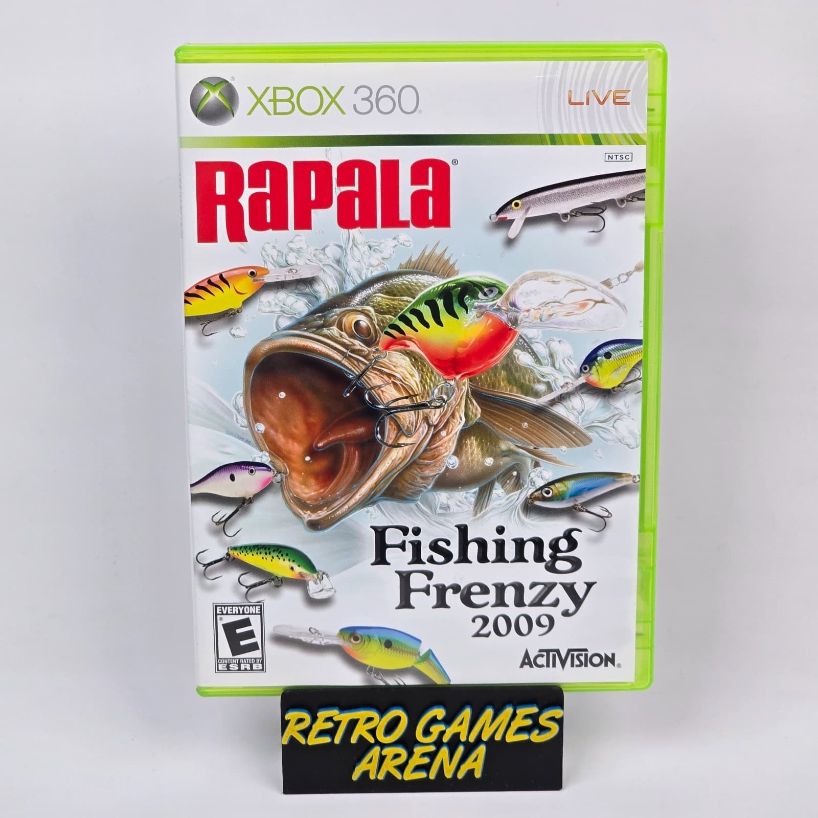 Rapala Fishing Frenzy 2009 (Xbox 360) CIB COMPLETE