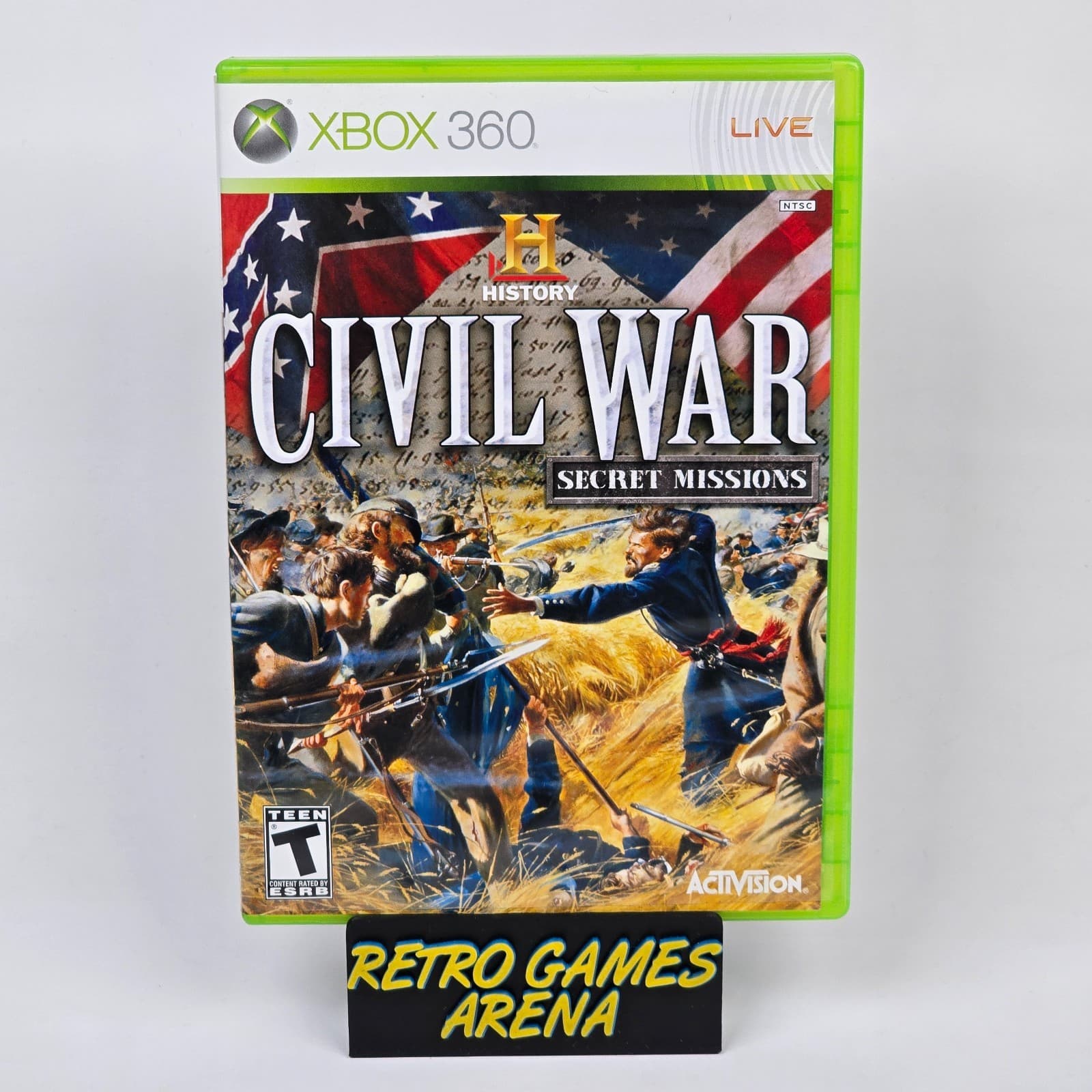 History: Civil War - Secret Missions (Xbox 360) CIB COMPLETE