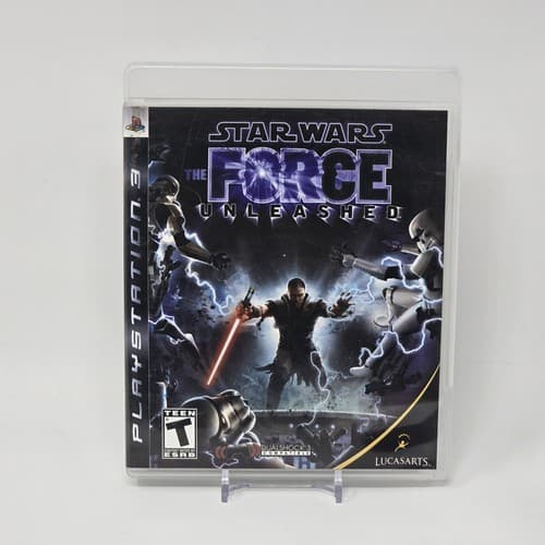 Star Wars: The Force Unleashed 1 (PlayStation 3 PS3) Black Label CIB & TESTED