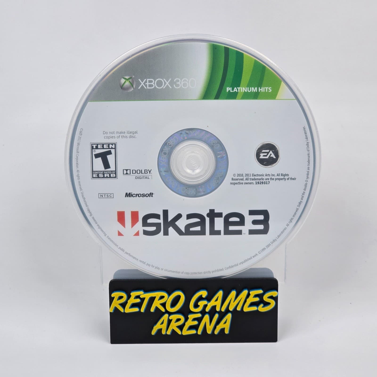 Skate 3 (Xbox 360) Platinum Hits Disc
